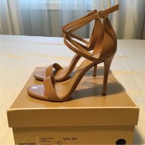 Michael Kors Tan Strappy Heels